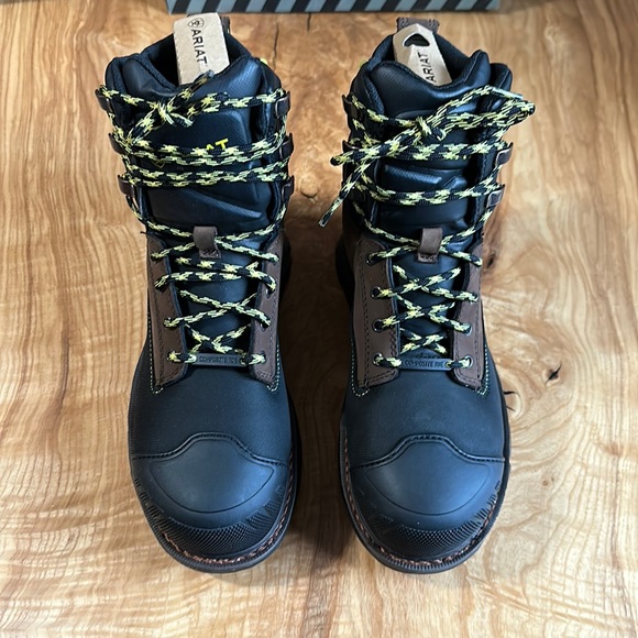 Men's Ariat Catalyst VX Work 8" H2O composite toe, waterproof, NWT size 8.5 - Picture 1 of 7